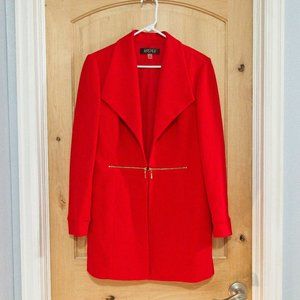 Red no close KASPER lightweight jacket, size 10